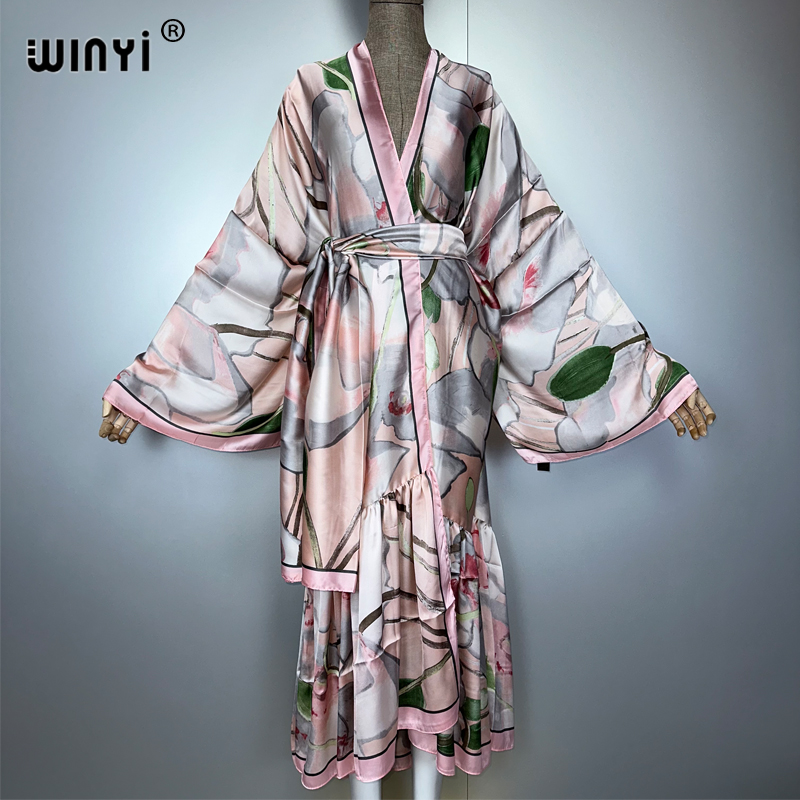 Cover Up Kaftan - WINYI Africa Daily prom dress print