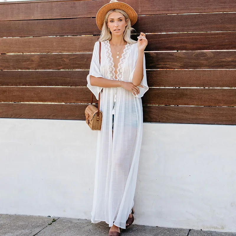 Women Beach Dress Swimwear Sex - đánh giá và giá Cover Up Kaftan