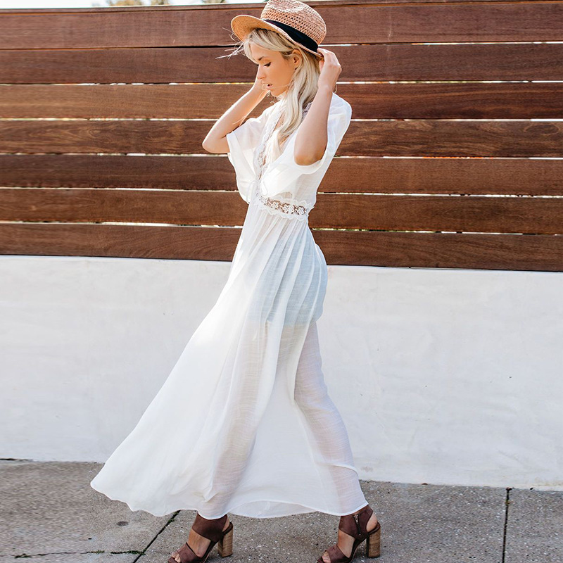 Women Beach Dress Swimwear Sex - đánh giá và giá Cover Up Kaftan