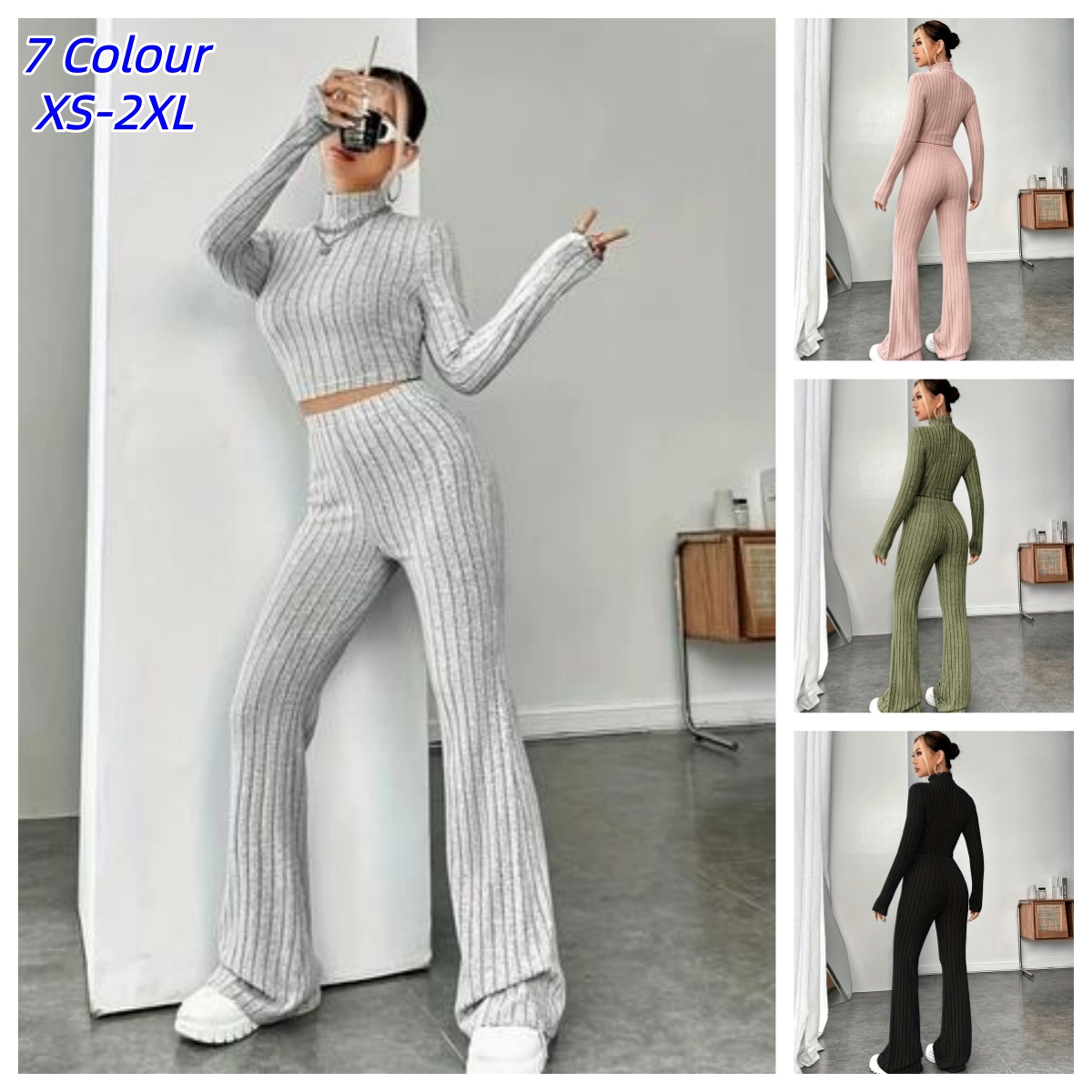 Women's Matching Knitted 2 Pie - đánh giá và giá Crop Top Crochet