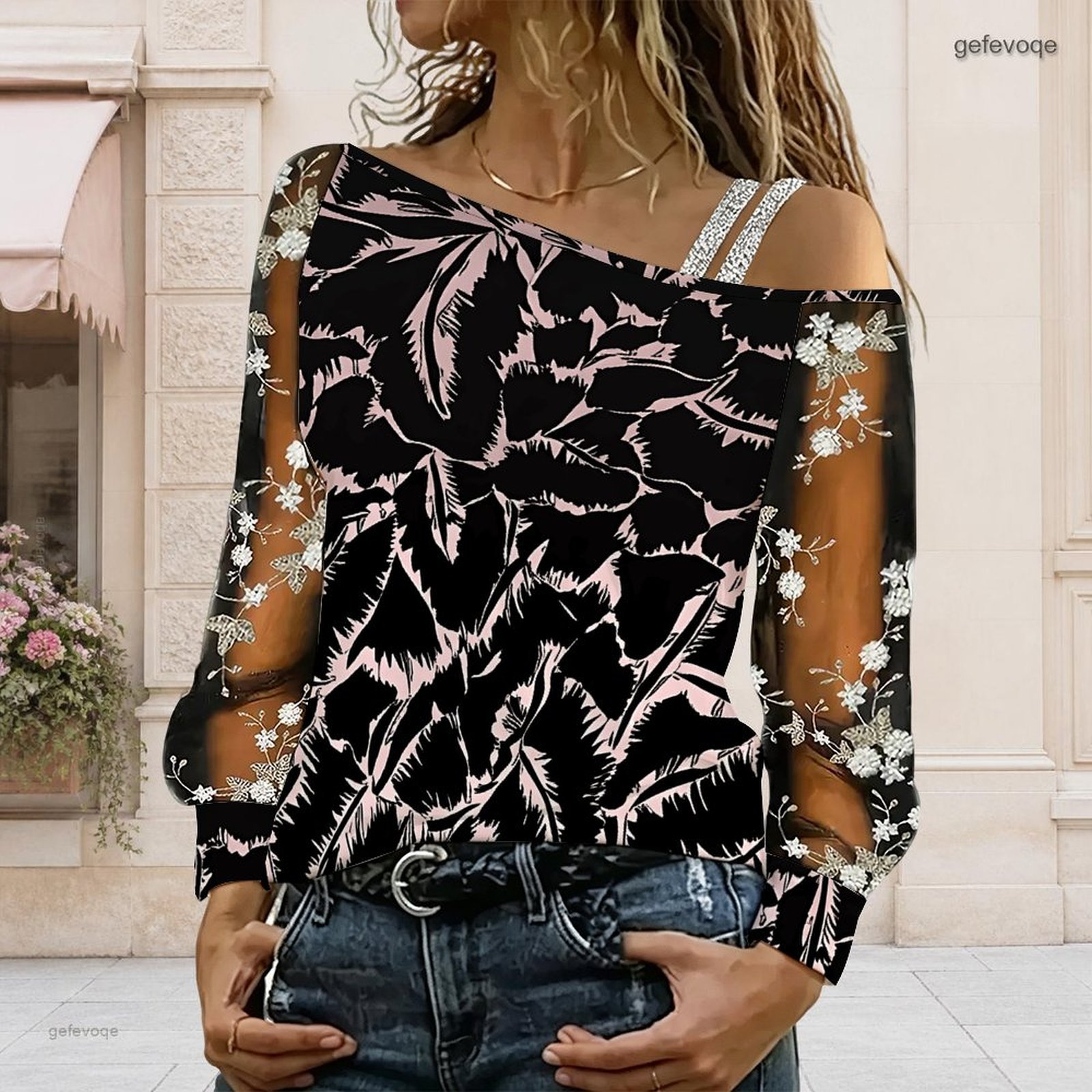 Women Off Shoulder Blouse Asym - đánh giá và giá Blouse Off Shoulder