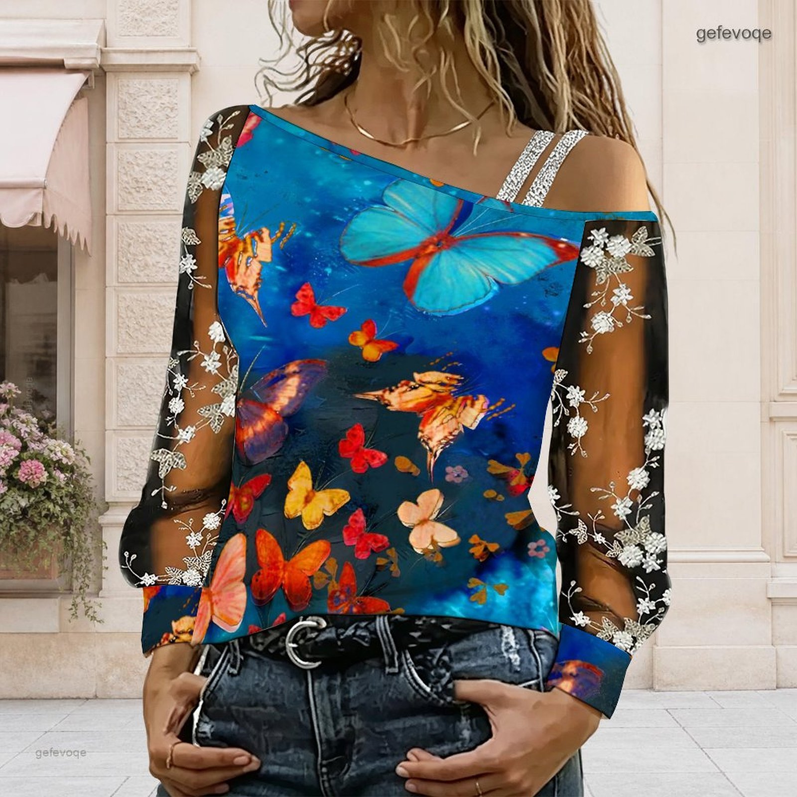 Women Off Shoulder Blouse Asym - đánh giá và giá Blouse Off Shoulder