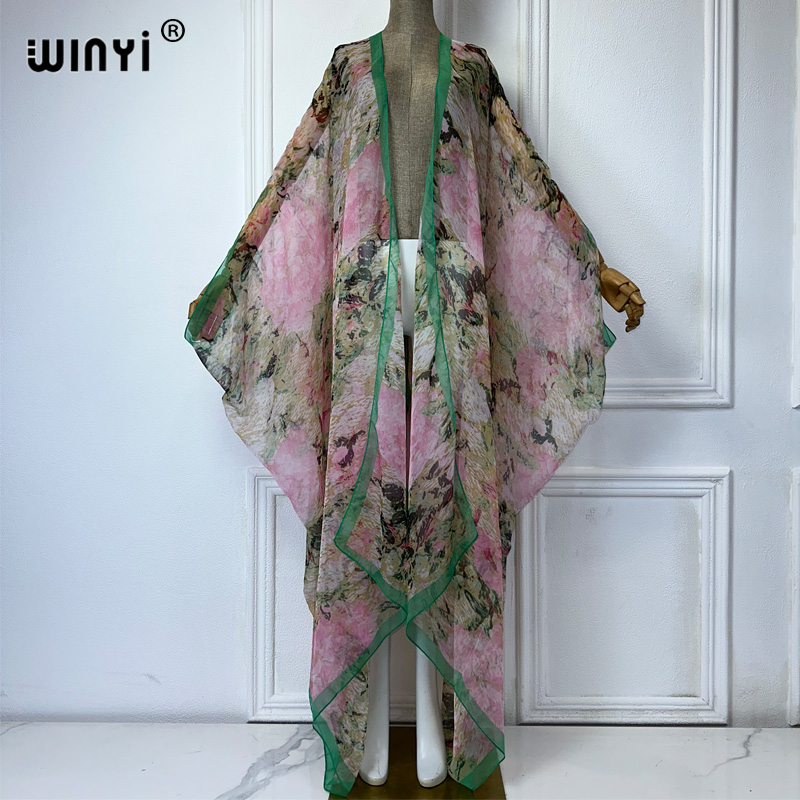 WINYI maxi kimono summer Persp - đánh giá và giá Cover Up Kaftan