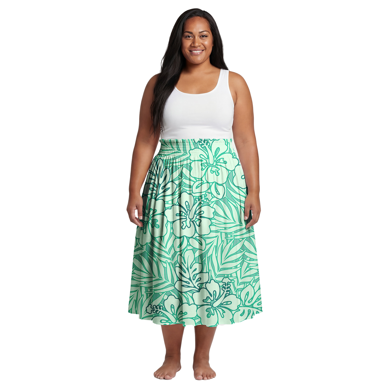 Excellent Floral Print Custom  - đánh giá và giá Midi Skirt Floral