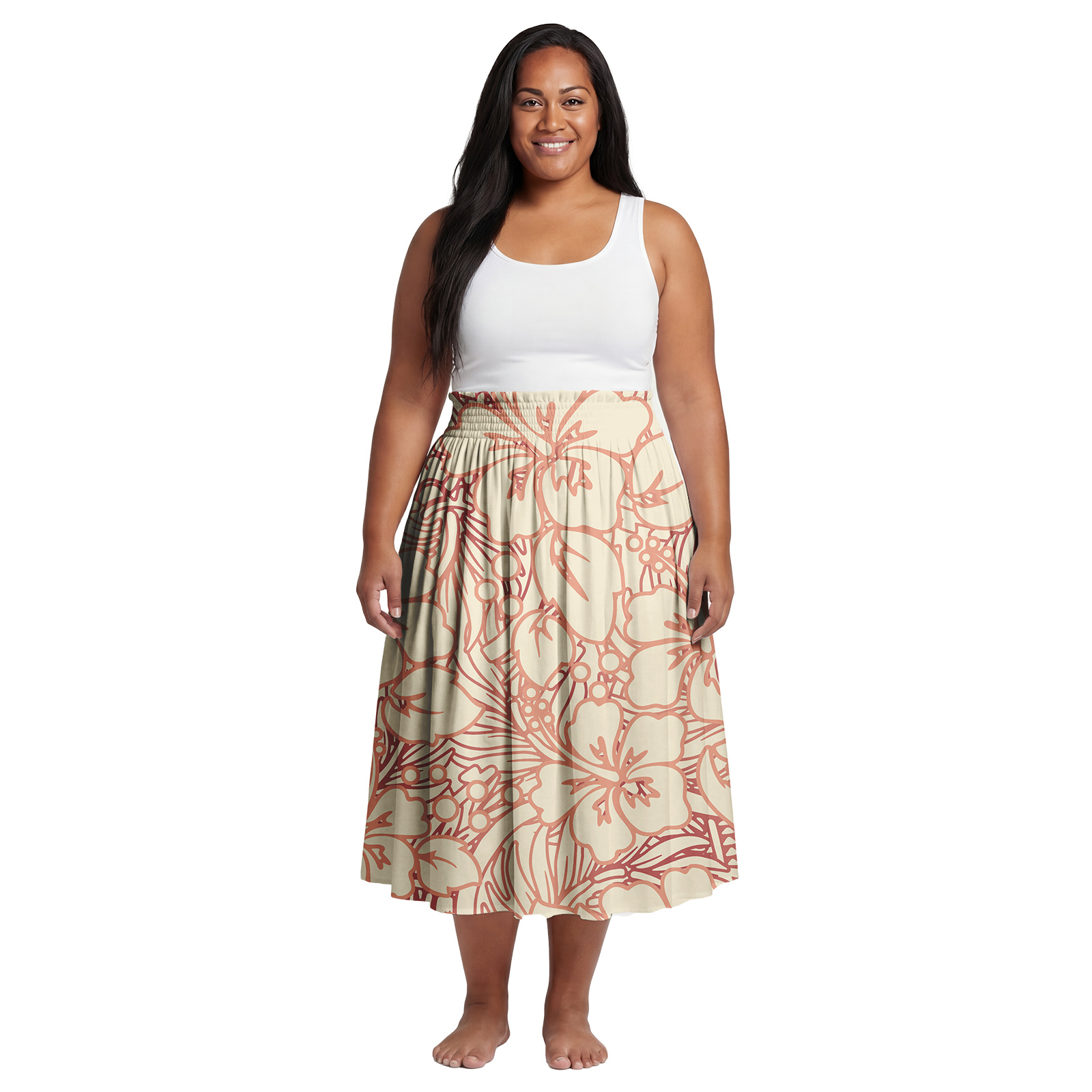 Excellent Floral Print Custom  - đánh giá và giá Midi Skirt Floral