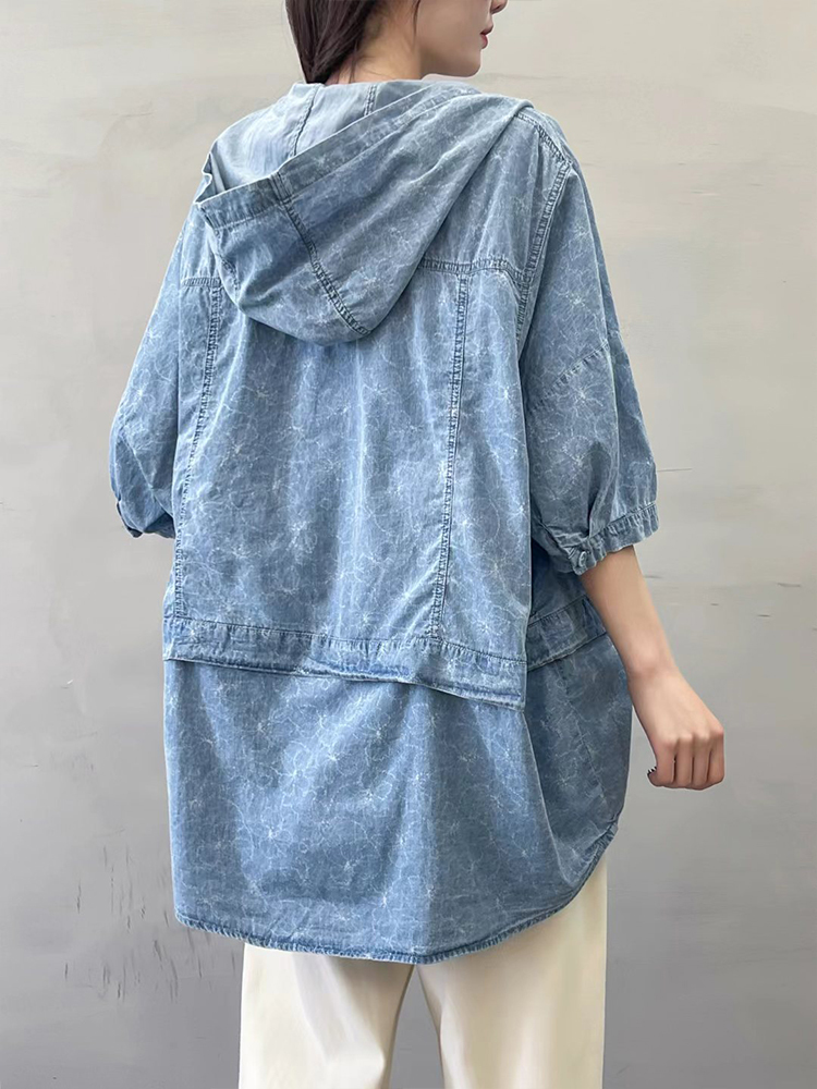 Amax luluE Summer Womens Denim - đánh giá và giá Romper Floral Print